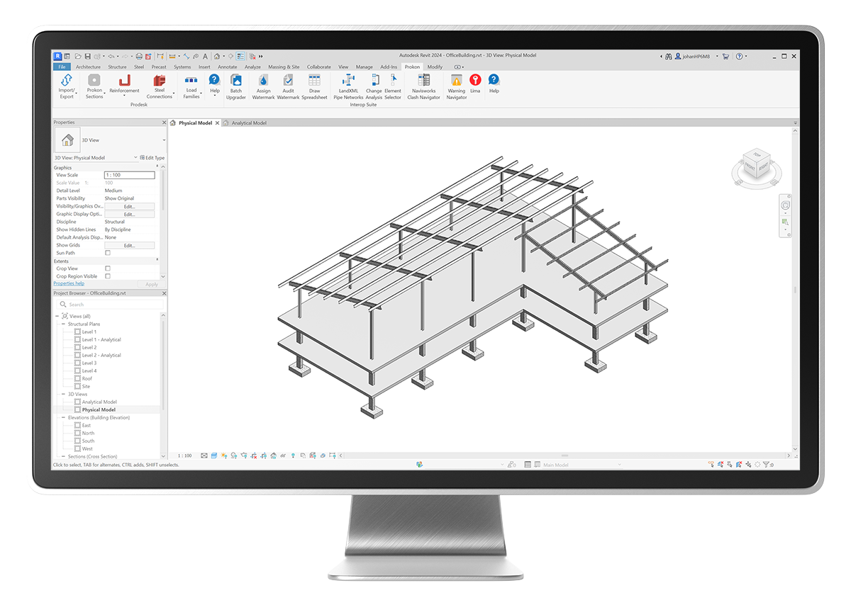 Image of related industry: Prodesk-01-Model-in-Autodesk-Revit-sample 