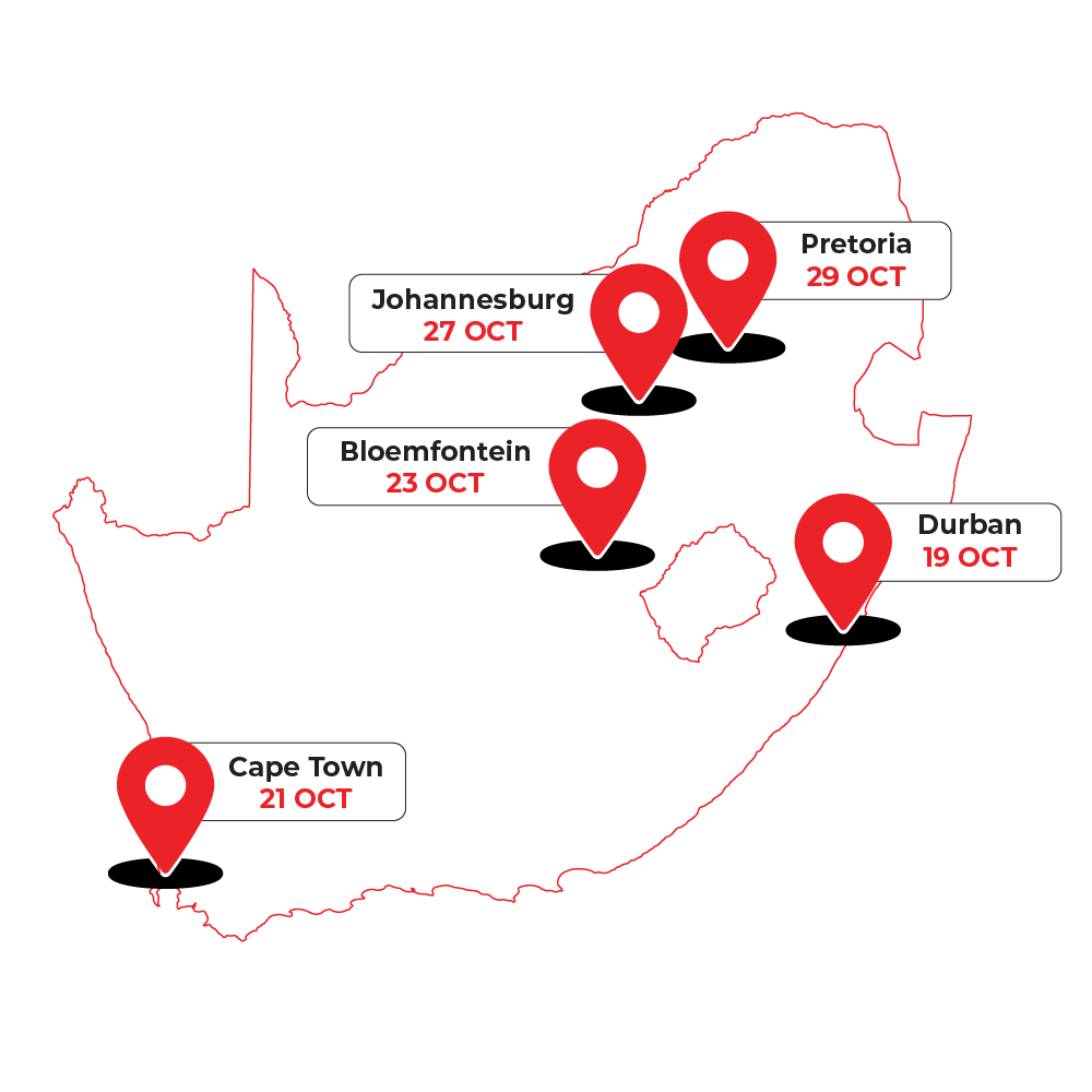 PROKON 5.4 South African Roadshow Map