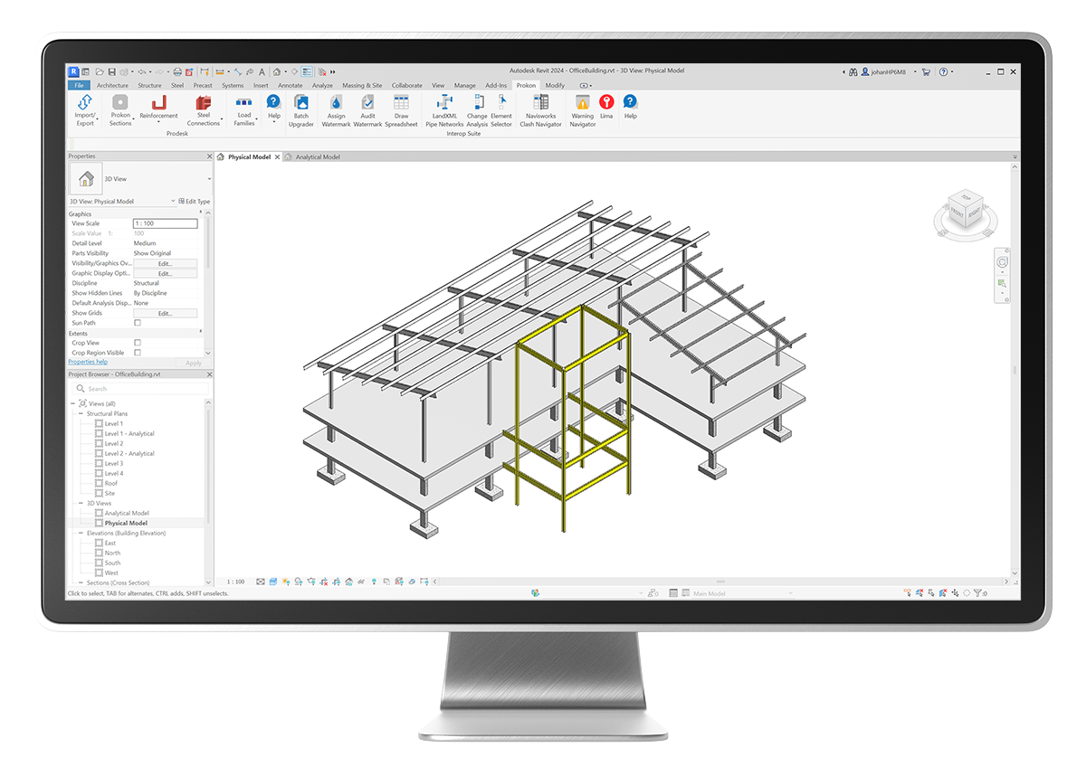 Image of related industry: Prodesk—04-Sumo-model-imported-to-Autodesk-Revit-sample 