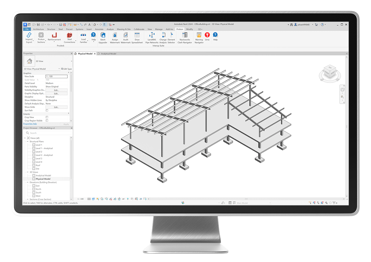 Image of related industry: Prodesk-01-Model-in-Autodesk-Revit-sample 