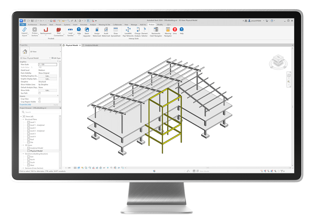 Image of related industry: Prodesk-04-Sumo-model-imported-to-Autodesk-Revit-sample 
